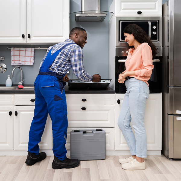 can you provide an estimate for cooktop repair before beginning any work in Parkman